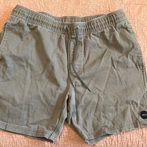 Green rvca shorts
